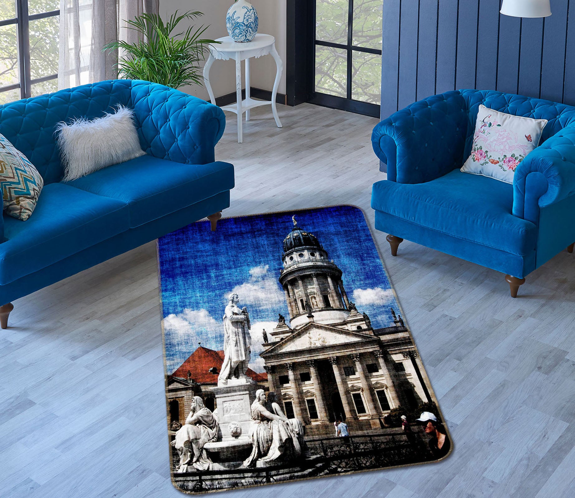 3D Building 32142 Non Slip Rug Mat