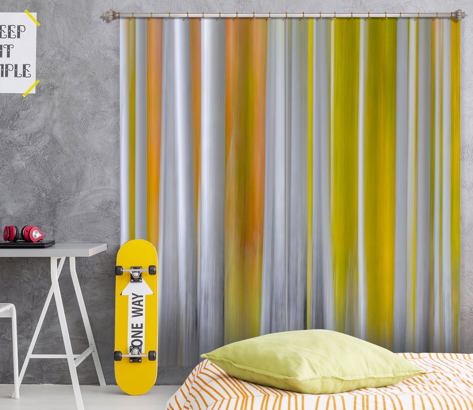 3D Autumn Forest 170 Marco Carmassi Curtain Curtains Drapes Curtains AJ Creativity Home 