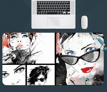 3D Sunglasses Women 17121 Desk Mat