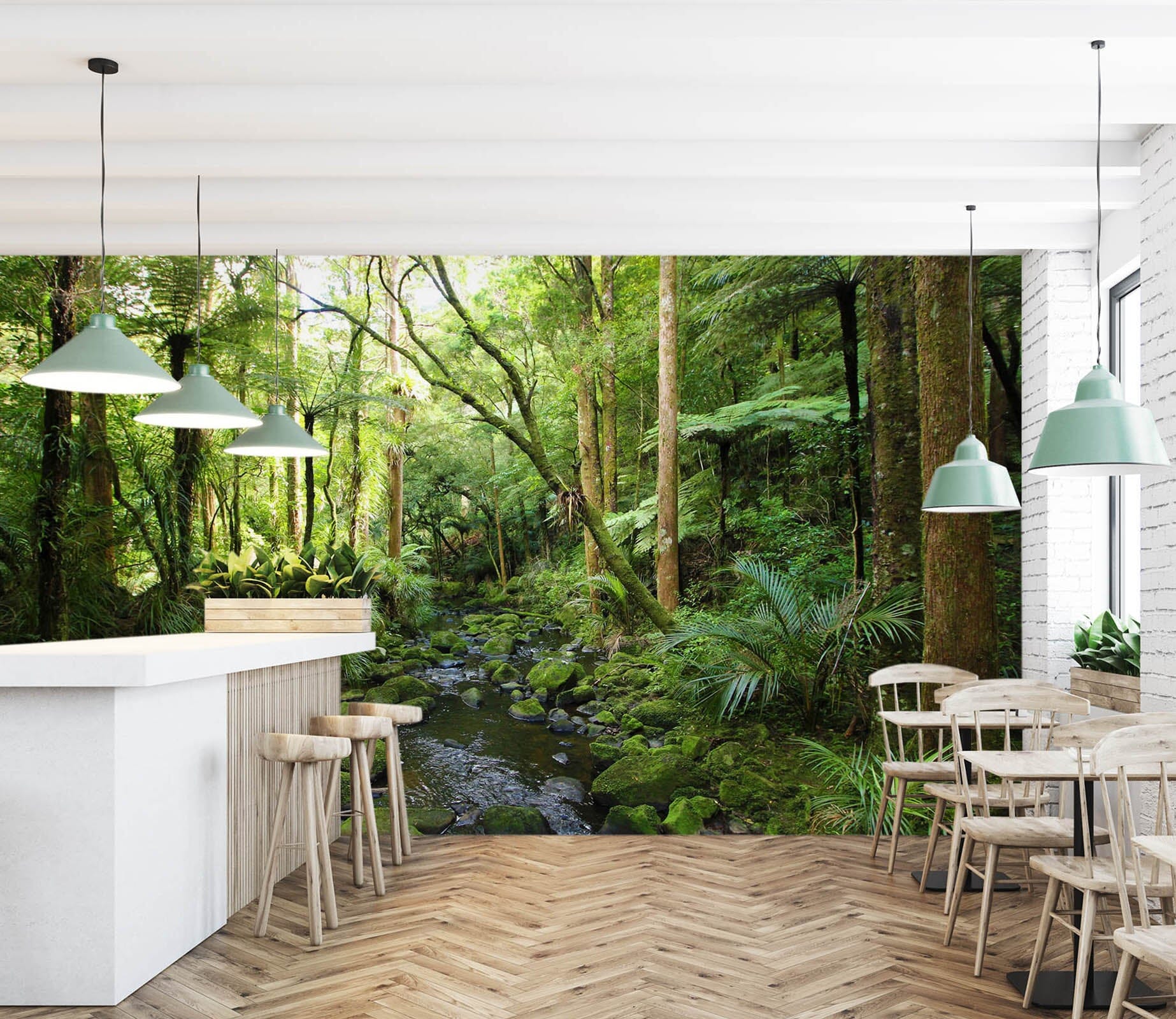 3D Forest Stones 1136 Wall Murals Wallpaper AJ Wallpaper 2 