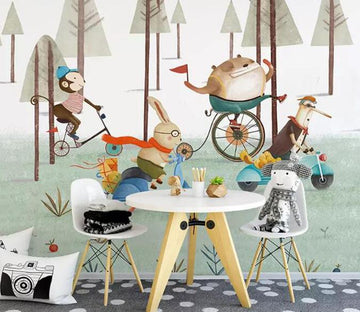 3D Animal Competition 830 Wall Murals Wallpaper AJ Wallpaper 2 