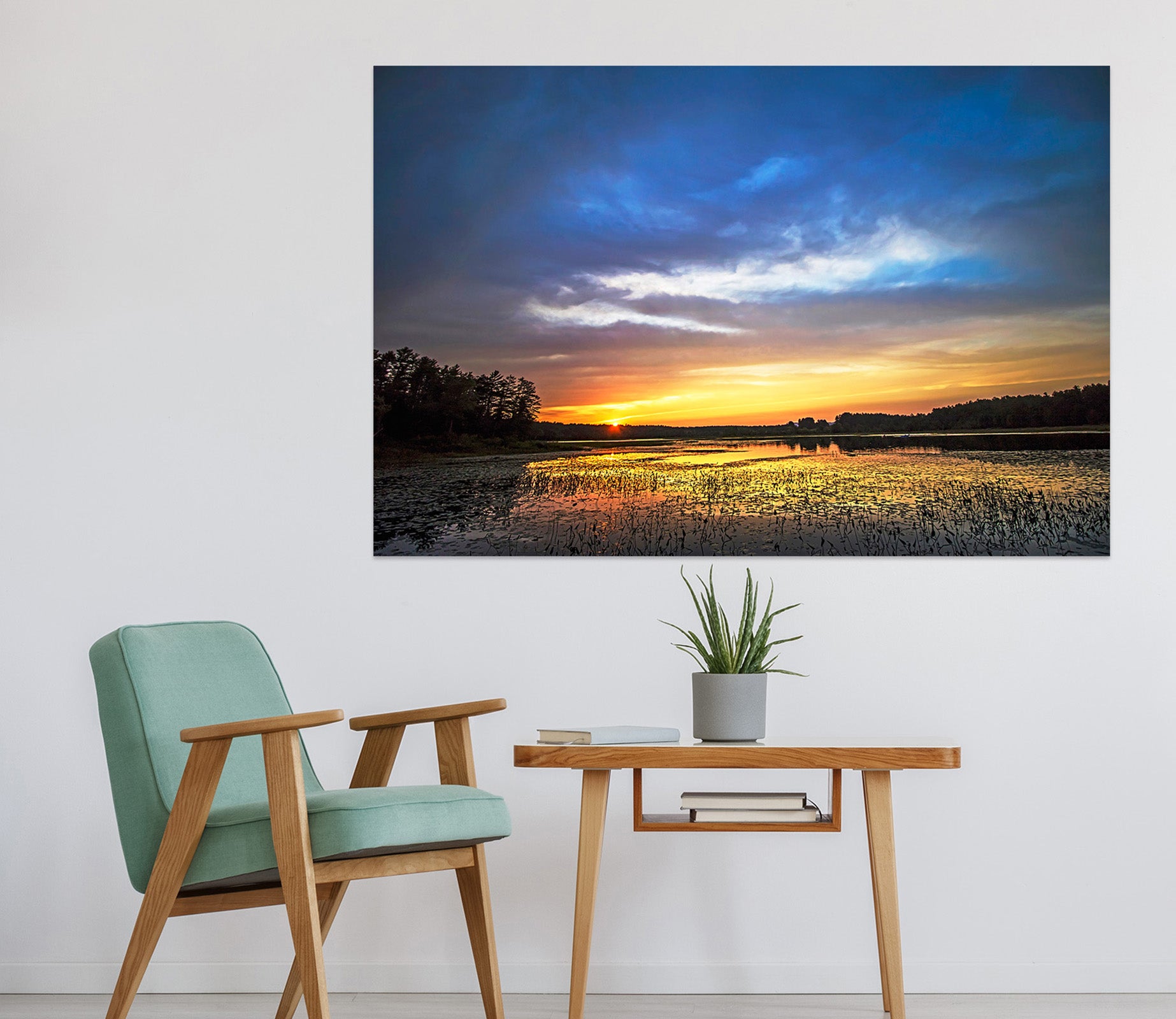 3D Peaceful Sunset 85177 Jerry LoFaro Wall Sticker