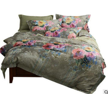 3D Flower Bush 14108 Bed Pillowcases Quilt