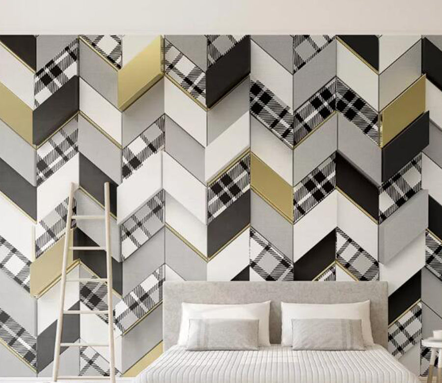 3D Wave Pattern WC1633 Wall Murals