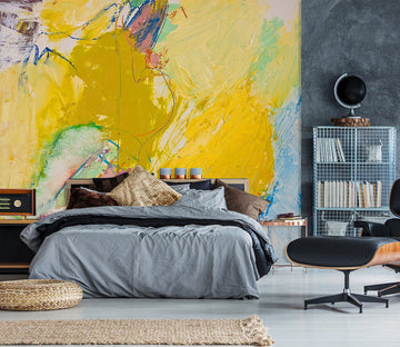 3D Yellow Graffiti 178 Allan P. Friedlander Wall Mural Wall Murals Wallpaper AJ Wallpaper 2 