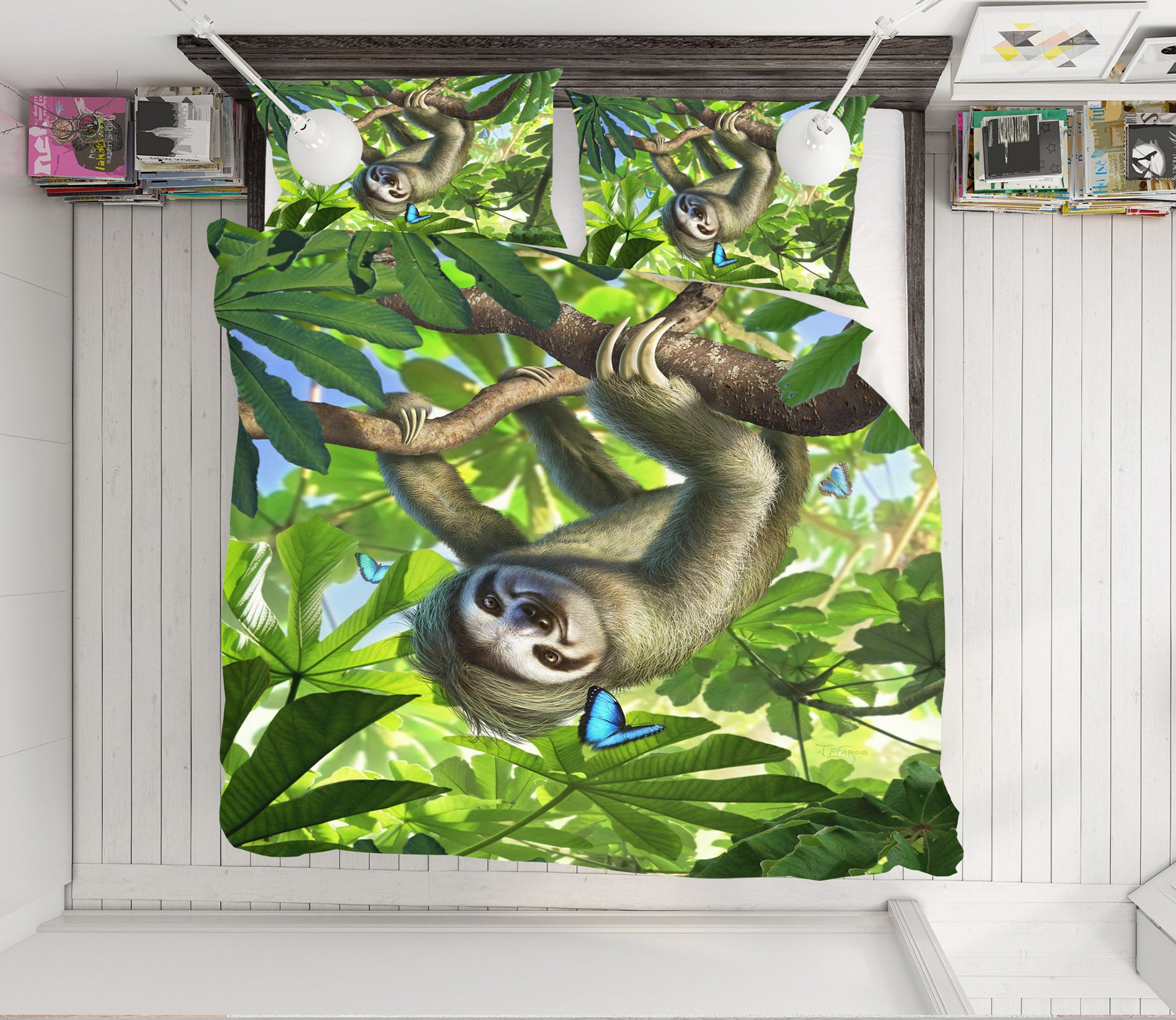 3D Sloth 86042 Jerry LoFaro bedding Bed Pillowcases Quilt