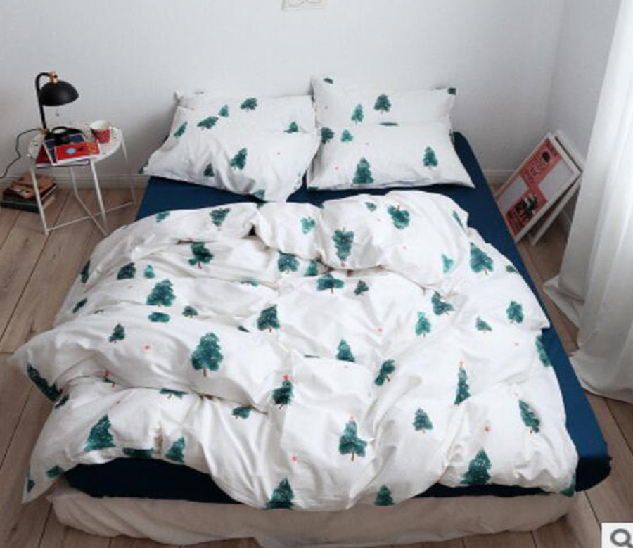 3D Trees 30136 Bed Pillowcases Quilt