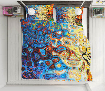 3D Pattern Lines 19196 Bed Pillowcases Quilt