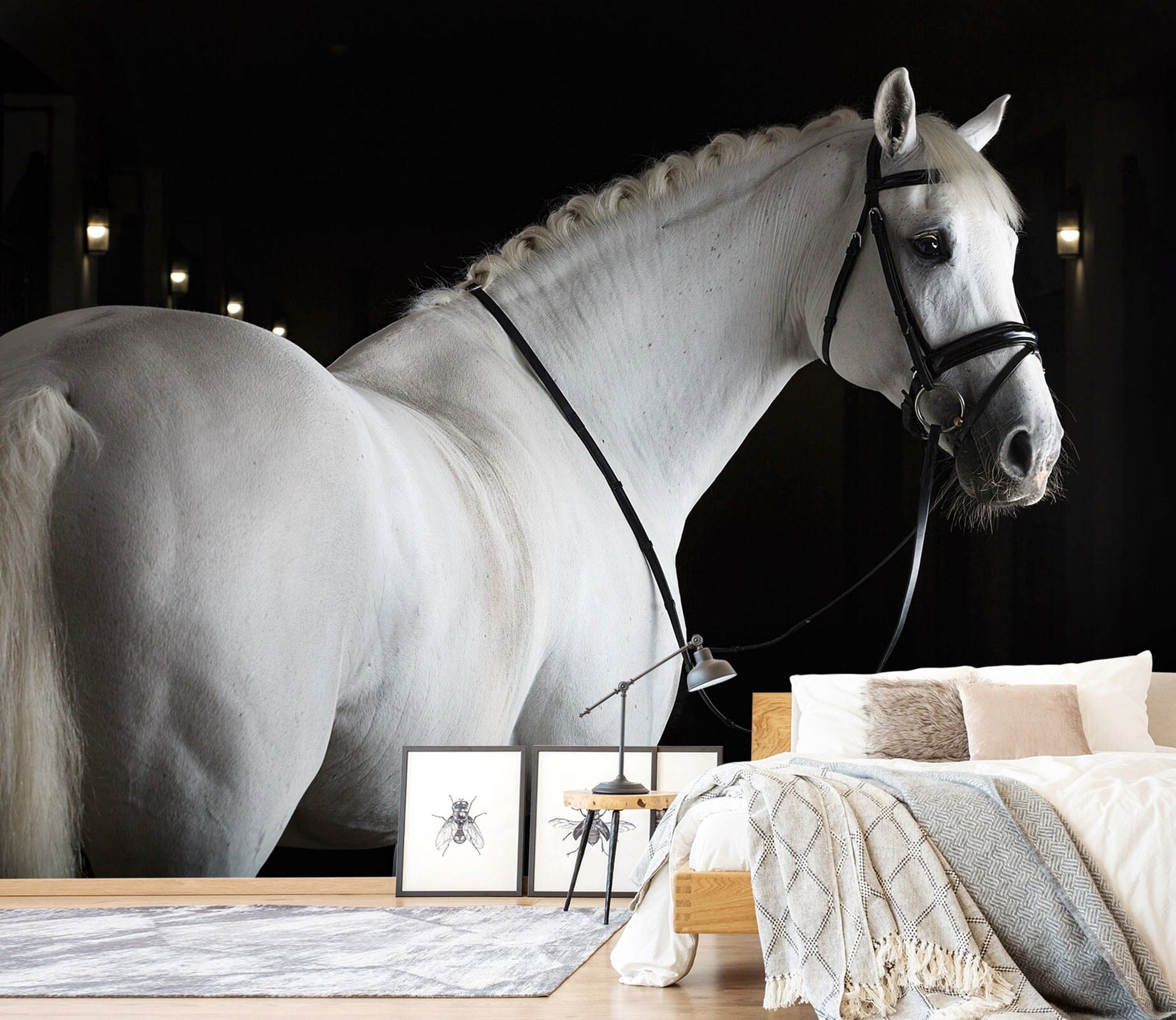 3D Pretty Horse 370 Wall Murals Wallpaper AJ Wallpaper 2 