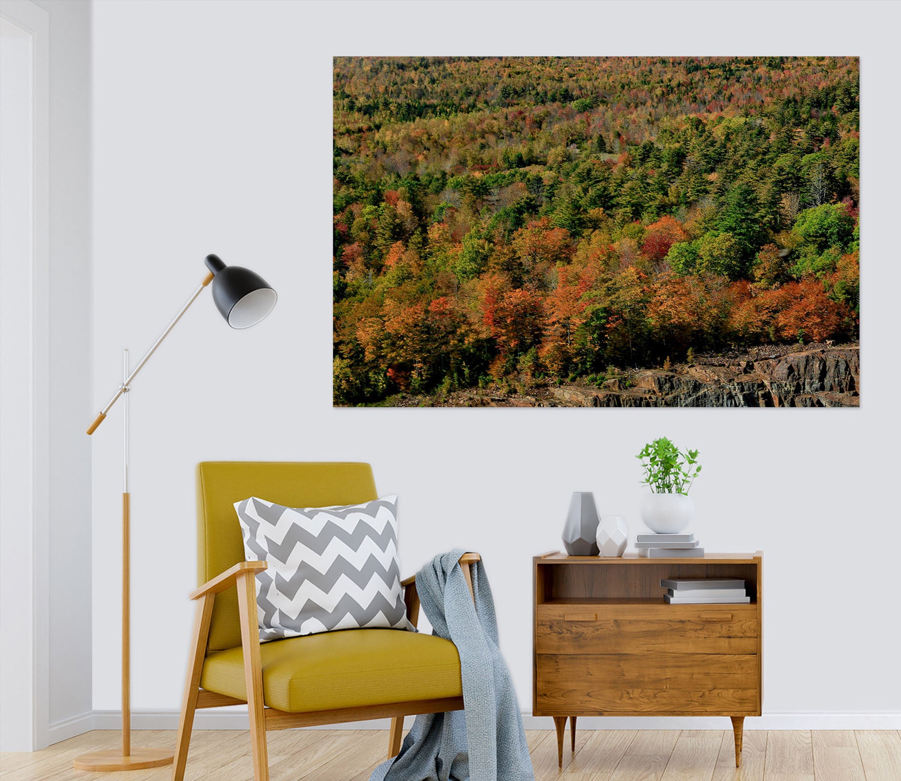 3D Forest Hill 61198 Kathy Barefield Wall Sticker