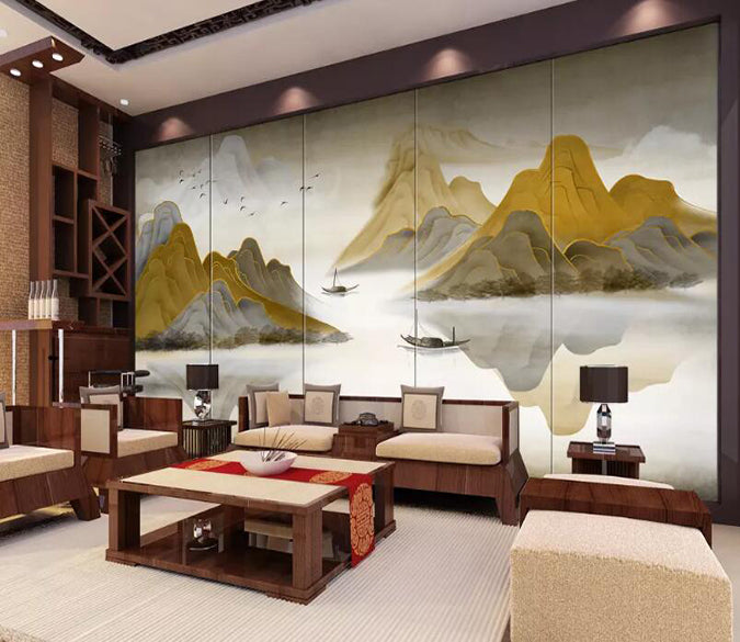3D Valley River 1019 Wall Murals Wallpaper AJ Wallpaper 2 