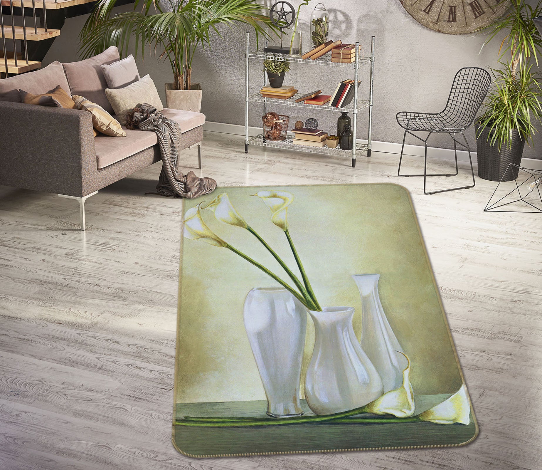 3D Vase 32168 Non Slip Rug Mat
