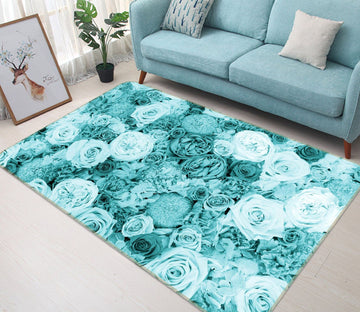 3D Rose Flower 1005 Noirblanc777 Rug Non Slip Rug Mat Mat AJ Creativity Home 