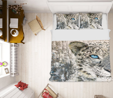 3D Leopard Eyes 513 Skromova Marina Bedding Bed Pillowcases Quilt