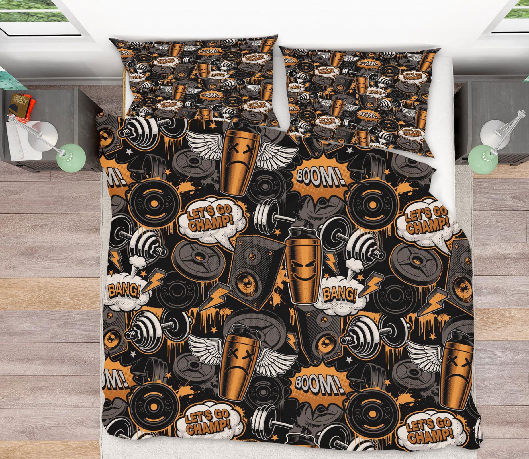 3D Brown Equipment 14182 Bed Pillowcases Quilt
