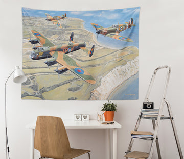 3D Airplane 11237 Trevor Mitchell Tapestry Hanging Cloth Hang