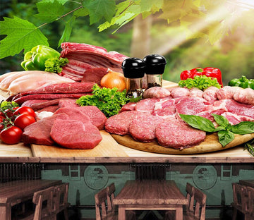 3D Fresh Beef 1079 Wall Murals Wallpaper AJ Wallpaper 2 