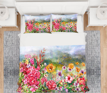 3D Flower Bush 60117 Bed Pillowcases Quilt