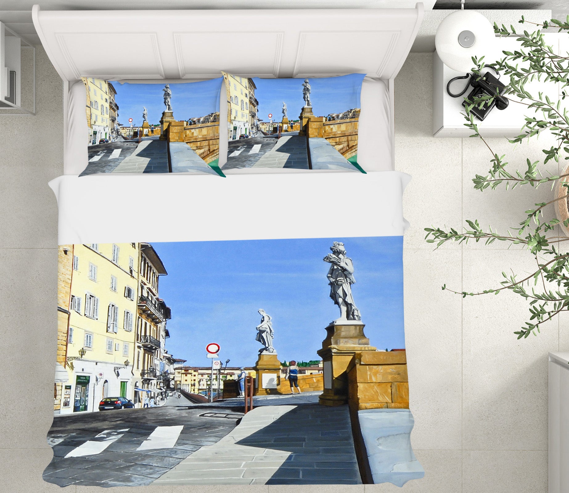 3D Building Statue 11060 Matthew Holden Bates Bedding Bed Pillowcases Quilt