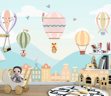 3D Colorful Balloons 1701 Wall Murals Wallpaper AJ Wallpaper 2 