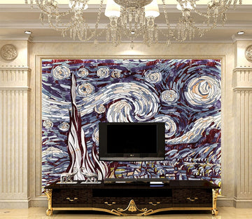 3D White Tree WC054 Wall Murals Wallpaper AJ Wallpaper 2 