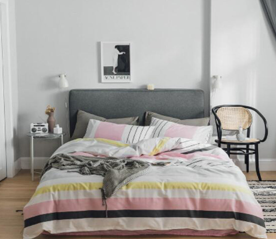 3D Stripe 40130 Bed Pillowcases Quilt