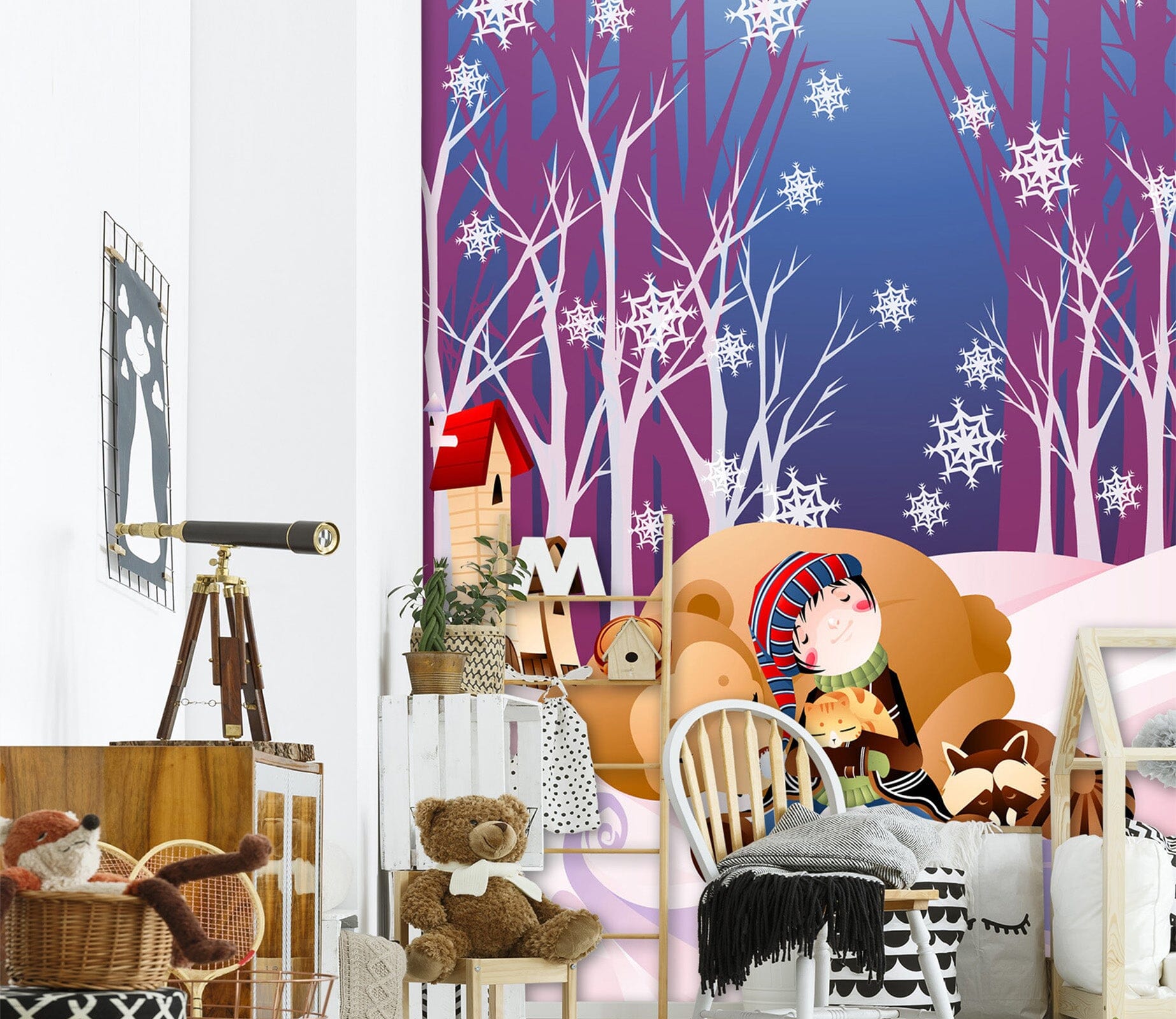 3D Snow Panda 1737 Wall Murals Wallpaper AJ Wallpaper 2 