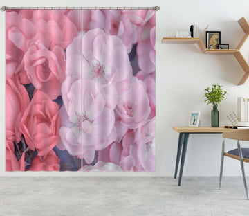 3D Gentle Pink Flower 6516 Assaf Frank Curtain Curtains Drapes