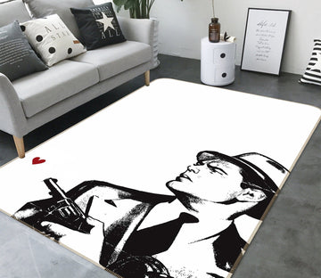 3D Red Heart 1036 Boris Draschoff Rug Non Slip Rug Mat Mat AJ Creativity Home 
