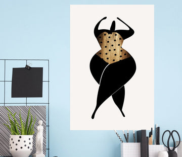 3D Strong Lady 130 Boris Draschoff Wall Sticker Wallpaper AJ Wallpaper 2 