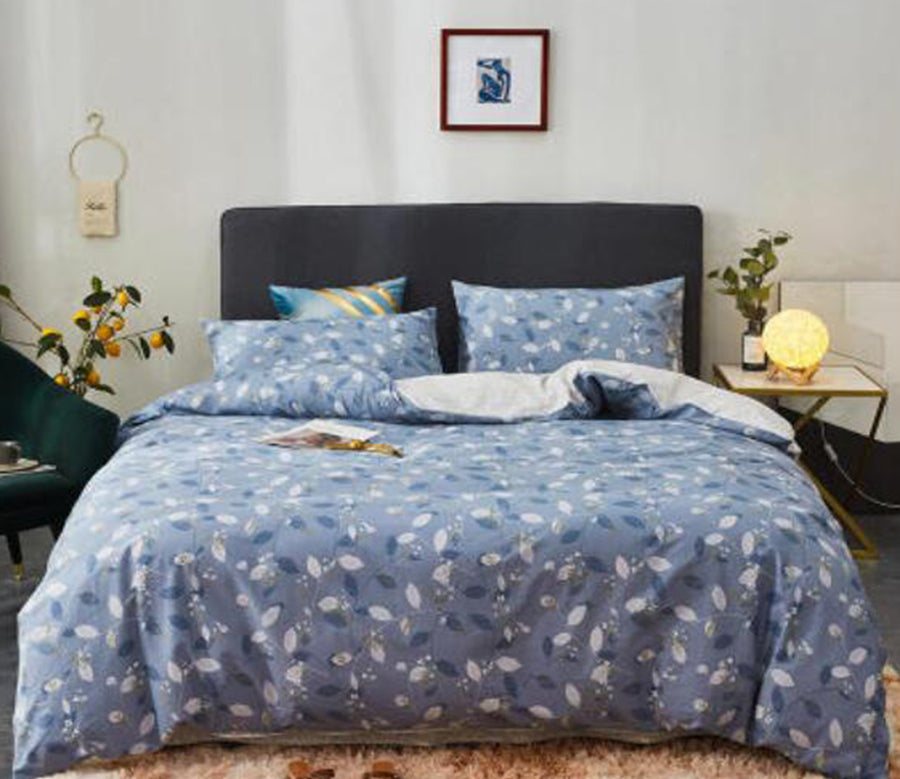 3D Dark Blue Pattern 20056 Bed Pillowcases Quilt