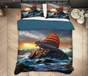 3D Dimetrodon 2116 Jerry LoFaro bedding Bed Pillowcases Quilt Quiet Covers AJ Creativity Home 