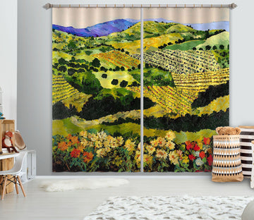 3D Wildflower Ridge 135 Allan P. Friedlander Curtain Curtains Drapes Curtains AJ Creativity Home 