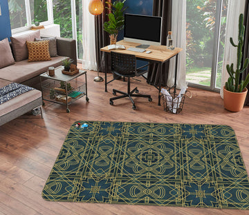 3D Pattern Lines 83003 Andrea haase Rug Non Slip Rug Mat