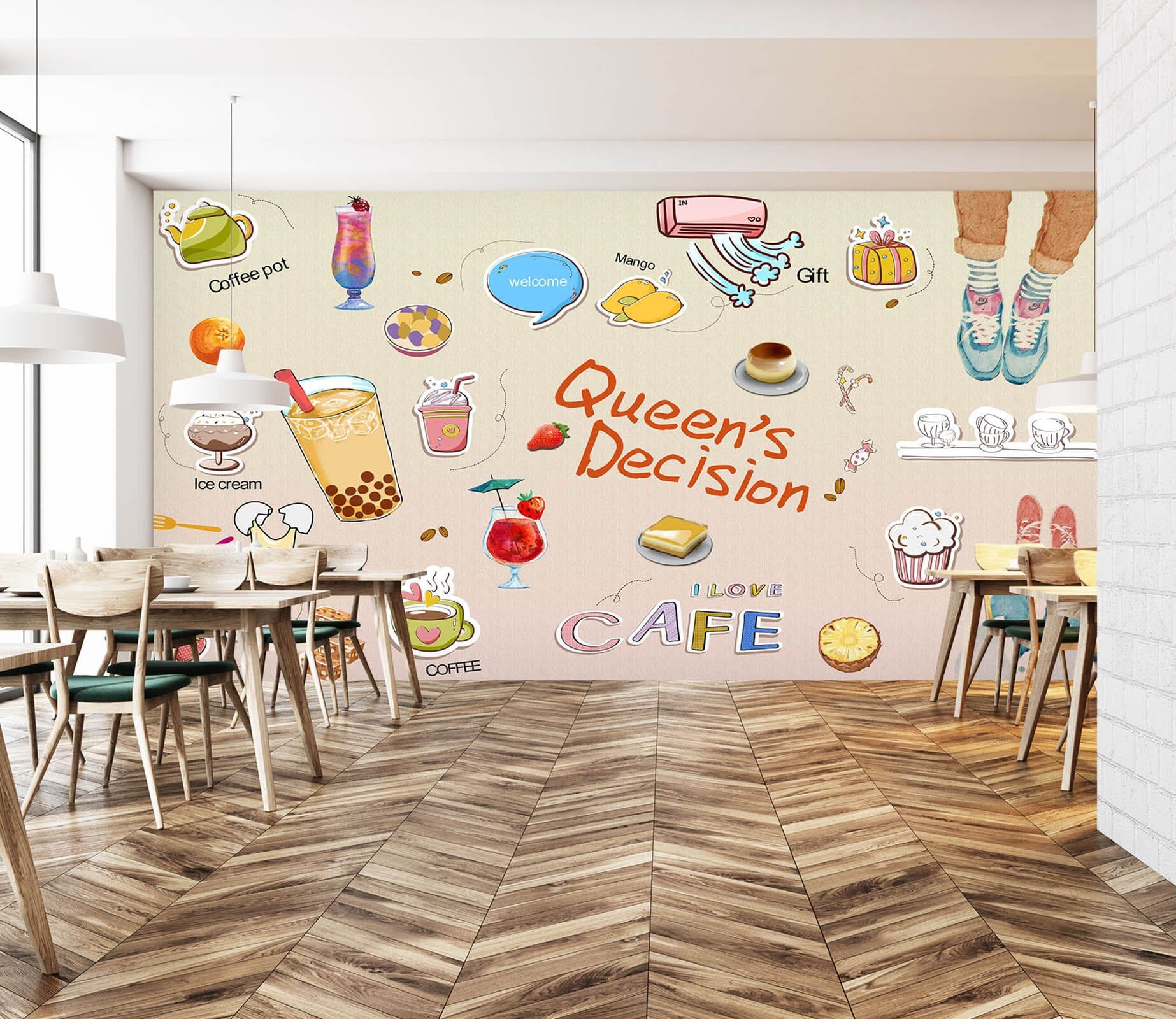 3D Summer Drink 3025 Wall Murals Wallpaper AJ Wallpaper 2 