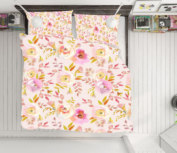 3D Pink Flower 18183 Uta Naumann Bedding Bed Pillowcases Quilt