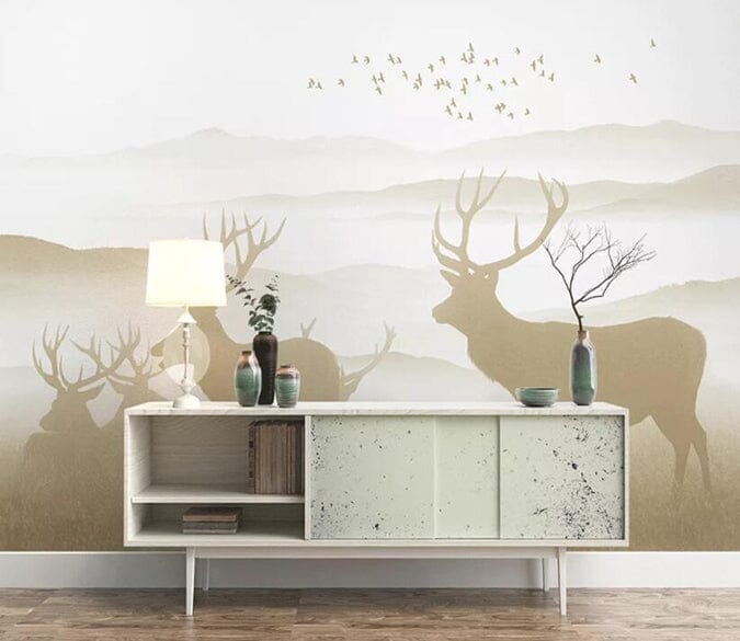3D Forest Fawn 1704 Wall Murals Wallpaper AJ Wallpaper 2 
