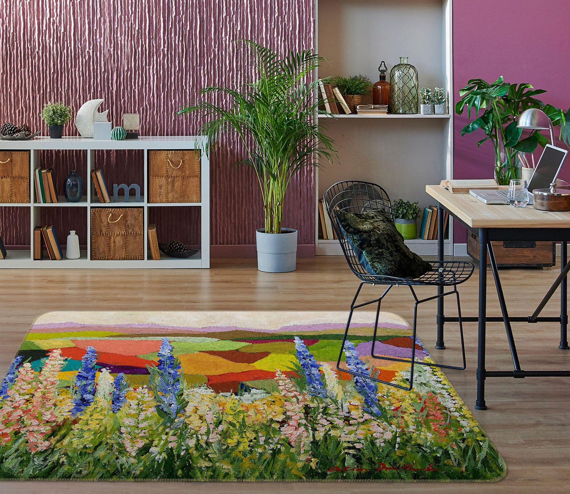 3D Beautiful Field 1097 Allan P. Friedlander Rug Non Slip Rug Matat Mat AJ Creativity Home 