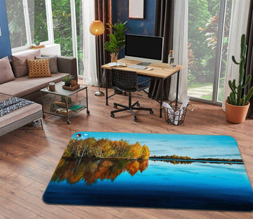 3D Lake Woods 1880 Marina Zotova Rug Non Slip Rug Mat