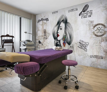 3D Hipster Girl 1576 Wall Murals Wallpaper AJ Wallpaper 2 