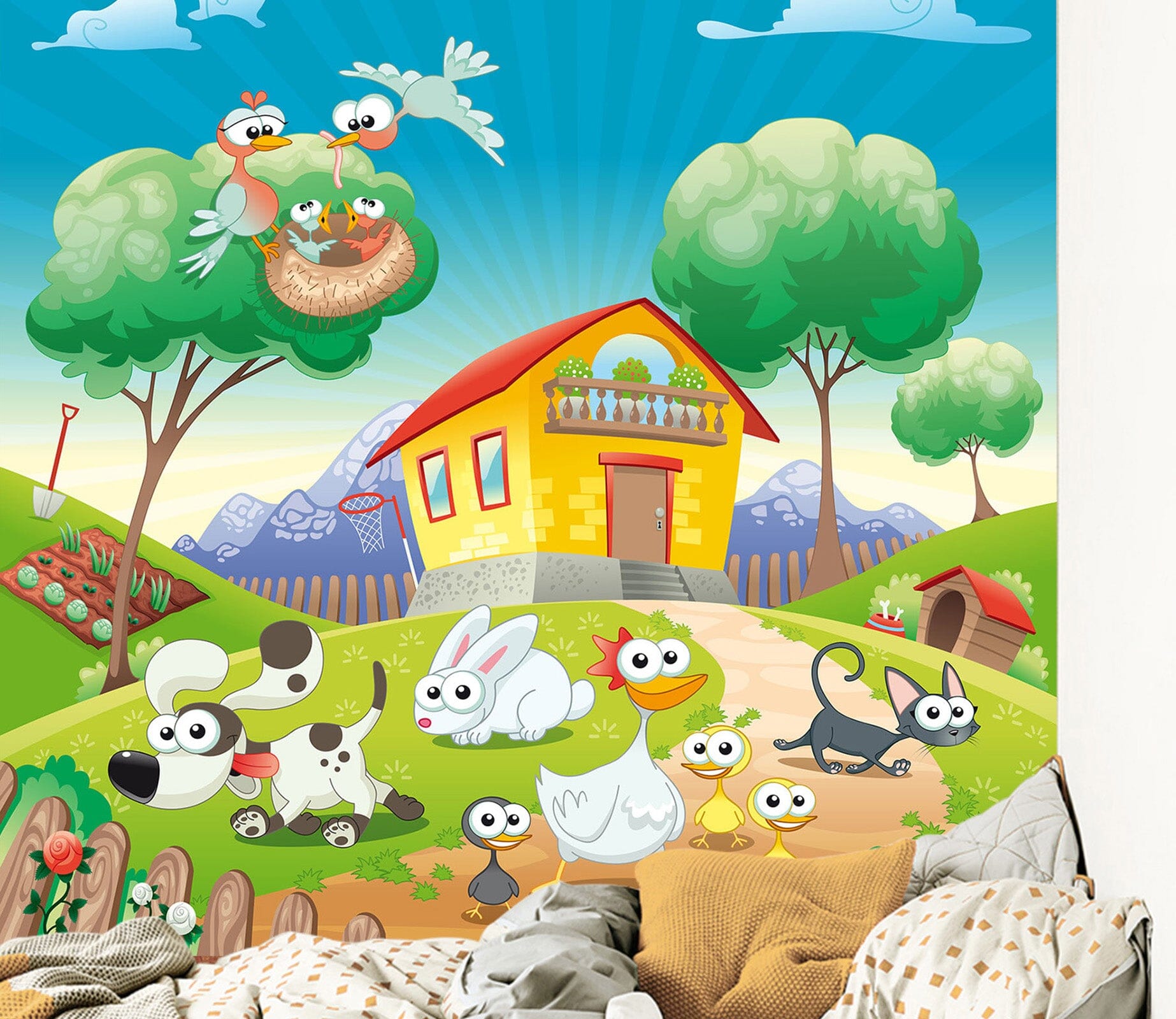 3D Country House 1660 Wall Murals Wallpaper AJ Wallpaper 2 