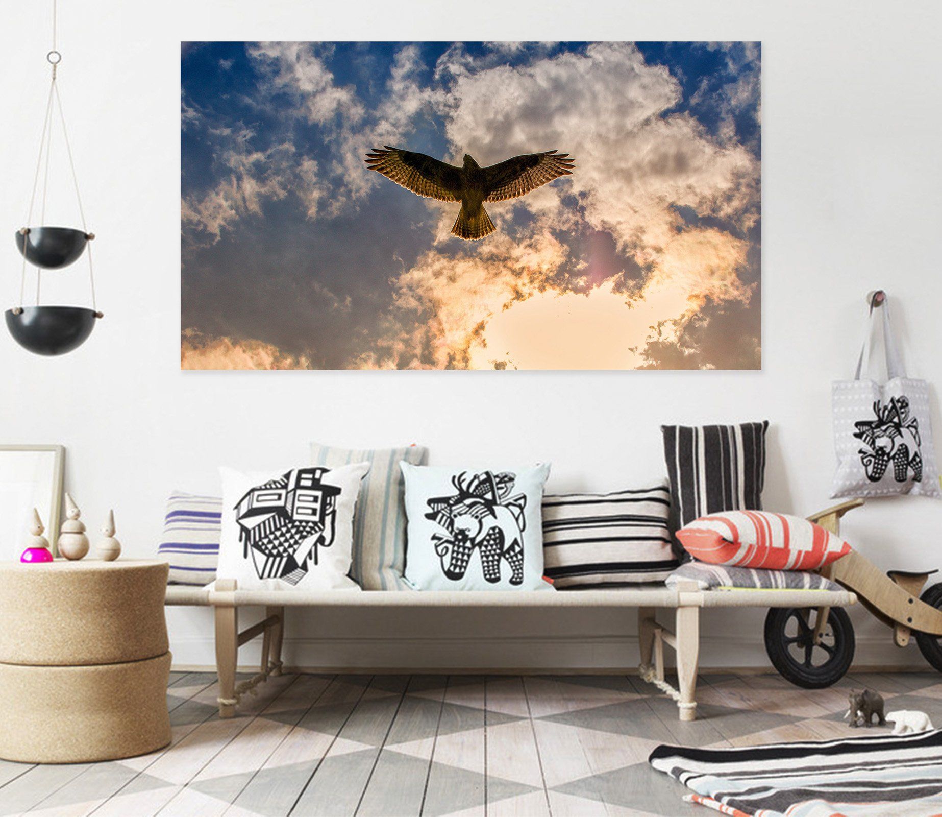 3D Sunset Bird 31 Animal Wall Stickers Wallpaper AJ Wallpaper 2 