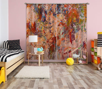 3D Red Graffiti 248 Allan P. Friedlander Curtain Curtains Drapes Curtains AJ Creativity Home 