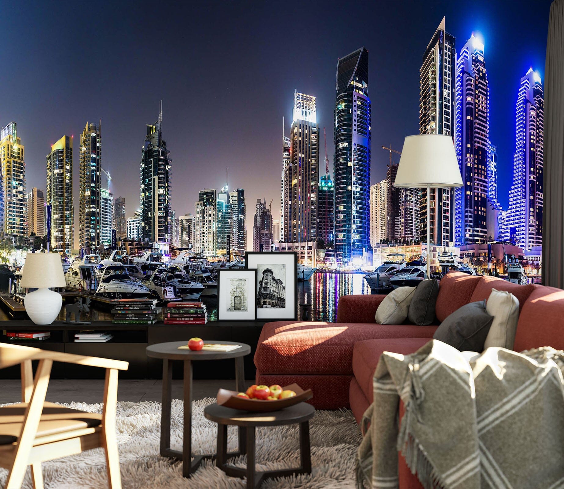 3D City Night 1453 Wall Murals Wallpaper AJ Wallpaper 2 