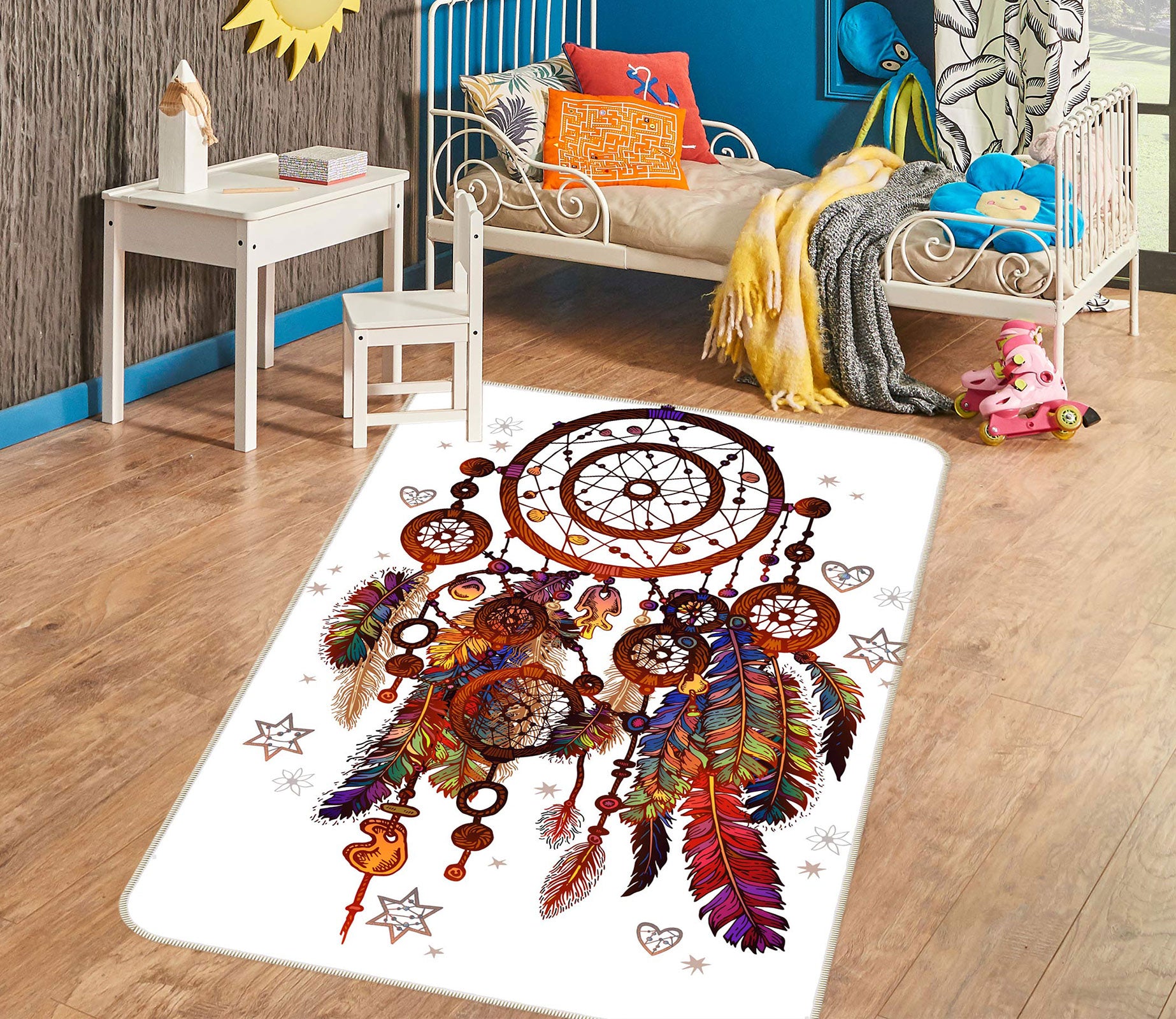 3D Dreamcatcher 37135 Non Slip Rug Mat