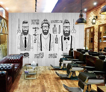 3D Trend Boy 1418 Barber Shop Wall Murals Wallpaper AJ Wallpaper 2 