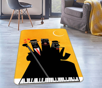 3D Suit Male Pattern 1022 Boris Draschoff Rug Non Slip Rug Mat Mat AJ Creativity Home 