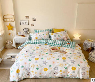 3D Floret 40177 Bed Pillowcases Quilt