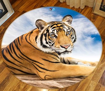 3D Tiger 81179 Round Non Slip Rug Mat