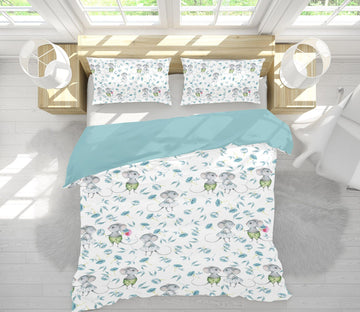 3D Cartoon Mouse 197 Uta Naumann Bedding Bed Pillowcases Quilt Quiet Covers AJ Creativity Home 